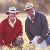 Kim and Bryan on Grassland Poultry farm