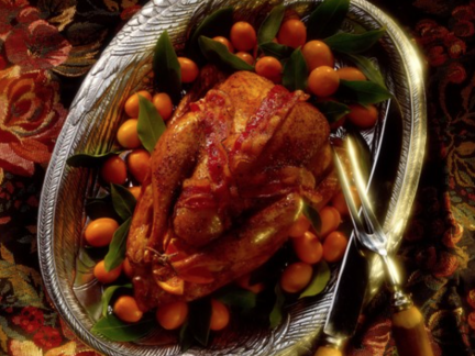 pheasant with bacon and cumquats